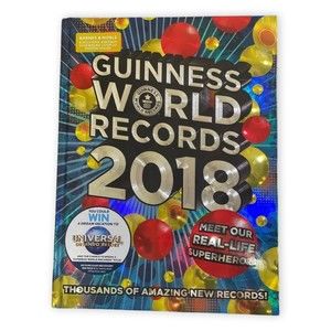 Guinness World Records 2018 Hard Copy Book Education World News